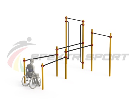 Купить Спортивный комплекс для инвалидов-колясочников WRK-D19_76mm в Северо-Курильске 