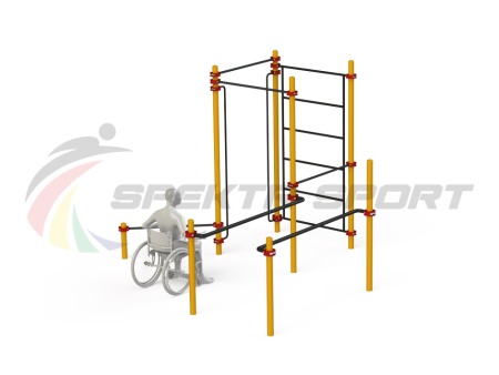 Купить Спортивный комплекс для инвалидов-колясочников WRK-D18_76mm в Северо-Курильске 