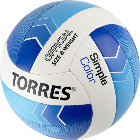 Купить Мяч волейбольный Torres Simple Color любительский р.5 в Северо-Курильске 
